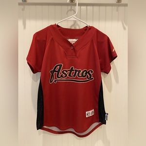 Majestic Vintage Small Astros Jersey Shirt Pull Over
